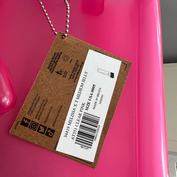 NWT Telfar x Melissa medium shopper pink NWT - Picture 4 of 6